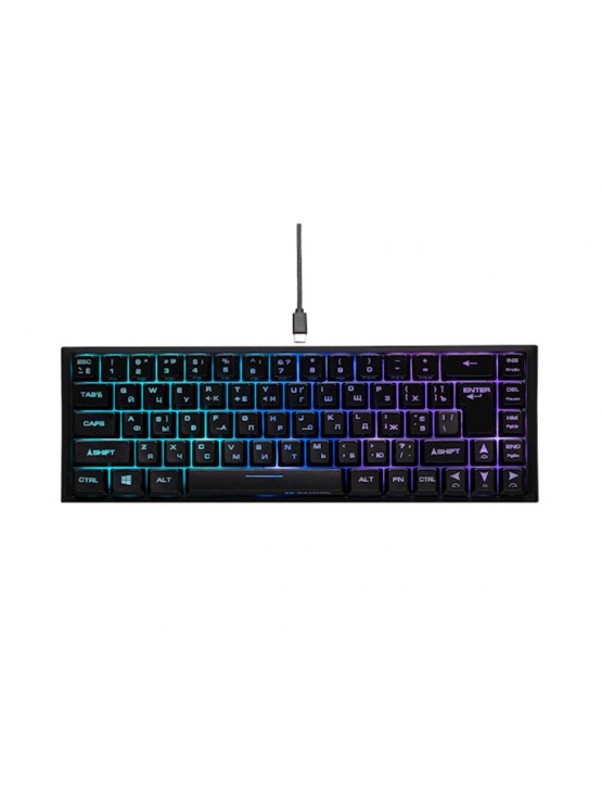 კლავიატურა: 2E Gaming Keyboard KG350 RGB USB Black - 2E-KG350UBK