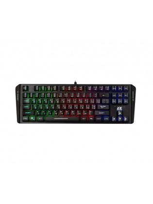 კლავიატურა: 2E KG355 LED USB Gaming Keyboard Black - 2E-KG355UBK