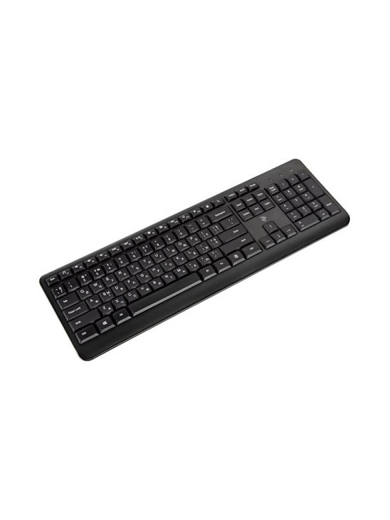 კლავიატურა: 2E KS220WB Wireless Keyboard USB Black - 2E-KS220WB