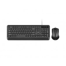 კლავიატურა-მაუსი: 2Е MK404 Wired Keyboard and Mouse Black - 2E-MK404UB