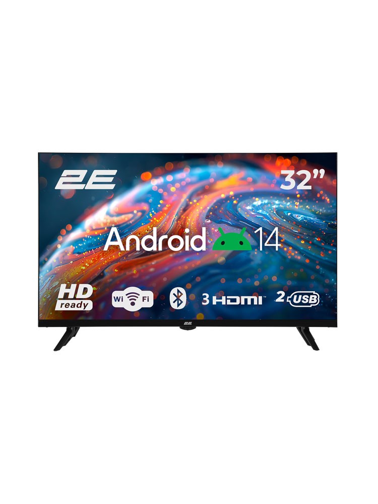 ტელევიზორი: 2E 32A07B 32" FHD Smart TV Wi-Fi Black - 2E-32A07B