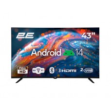 ტელევიზორი: 2E 43A07B 43" FHD Smart TV Wi-Fi Black - 2E-43A07B