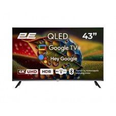 ტელევიზორი: 2E 43A77Q 43" 4K UHD Smart TV HDR Wi-Fi Black - 2E-43A77Q