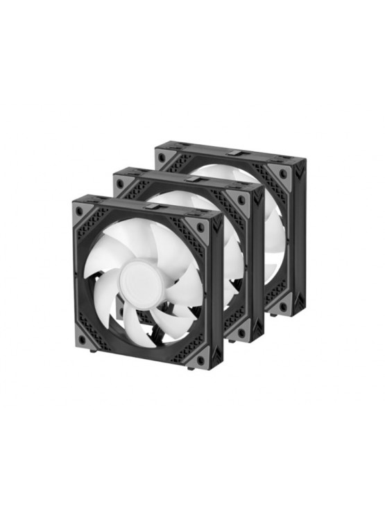 ქულერი: 2E Gaming Air Cool ACF120MW-ARGB 3x120mm 2000rpm Black - 2E-ACF120MB-ARGB