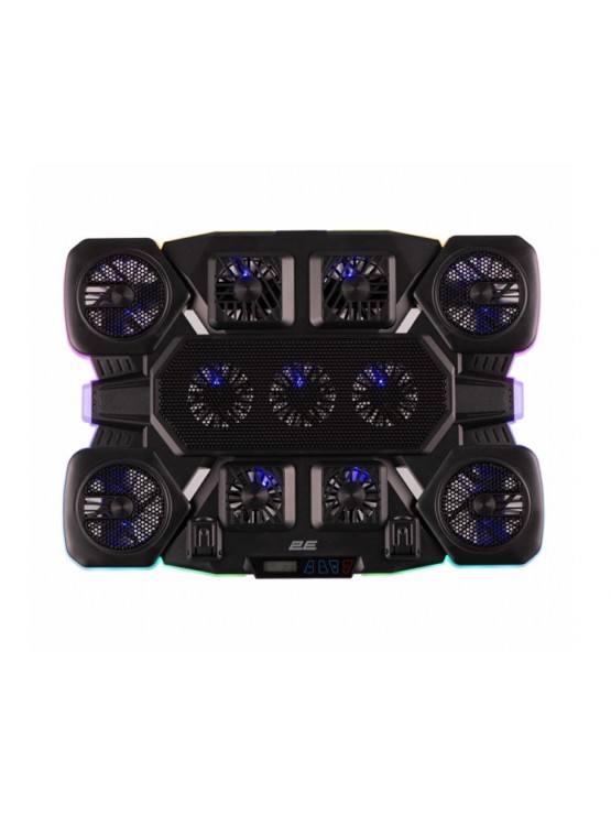 ნოუთბუქის სადგამი: 2E CPG-011 Gaming Laptop Cooling Pad Black - 2E-CPG-011