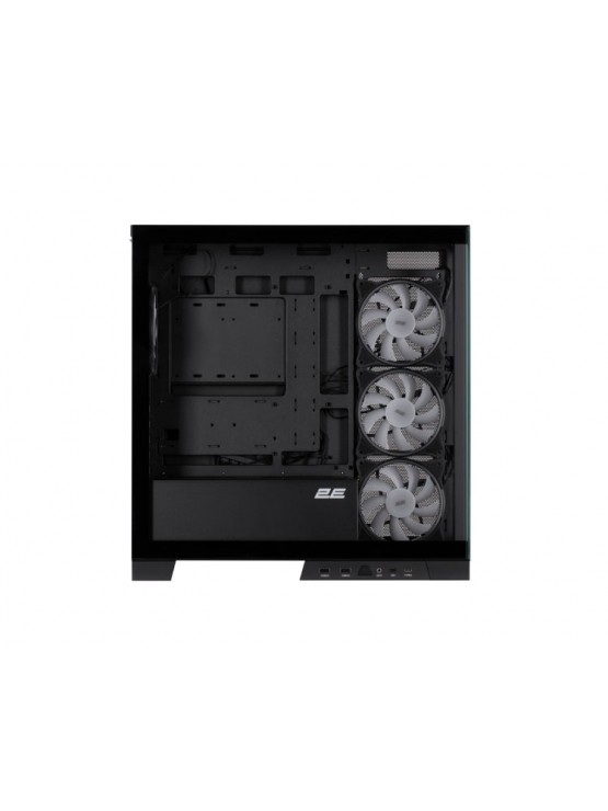 ქეისი: 2E FANTOM GK701B 4x120mm ARGB Fans Mini Tower Black - 2E-GK701B