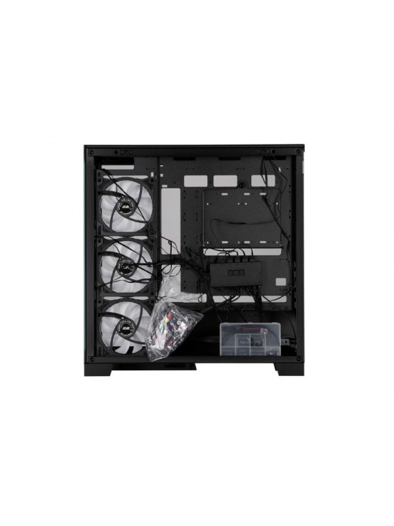 ქეისი: 2E FANTOM GK701B 4x120mm ARGB Fans Mini Tower Black - 2E-GK701B