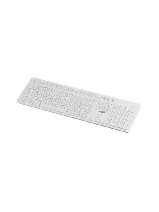 კლავიატურა: 2E KS260 Membrane Wireless Keyboard White - 2E-KS260WWH_UA