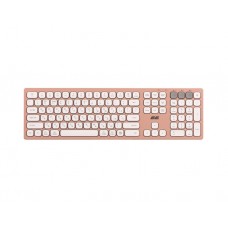 კლავიატურა: 2E Scissor KS270 USB Wireless Keyboard Pink/White - 2E-KS270WBPN_UA