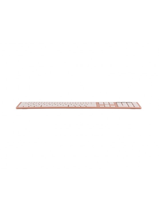 კლავიატურა: 2E Scissor KS270 USB Wireless Keyboard Pink/White - 2E-KS270WBPN_UA