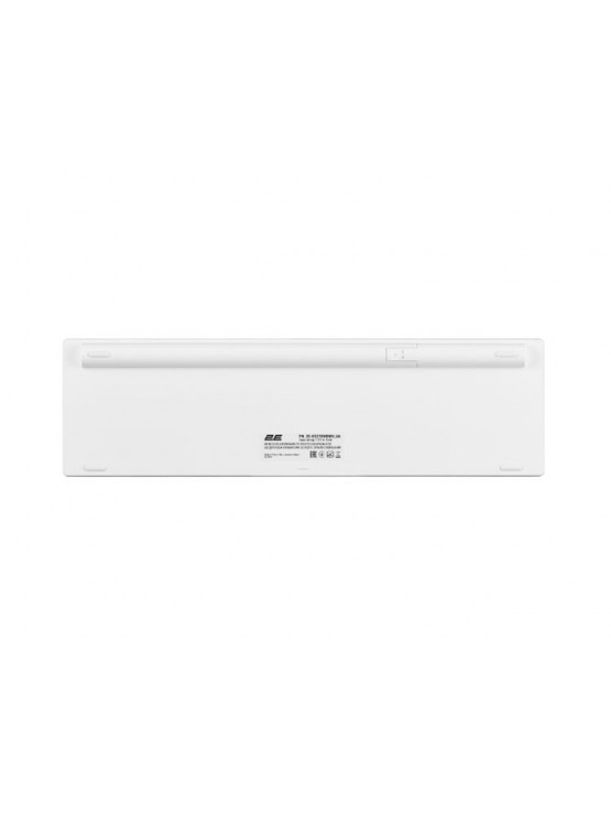 კლავიატურა: 2E Scissor KS270 USB Wireless Keyboard White/Silver - 2E-KS270WBWH_UA