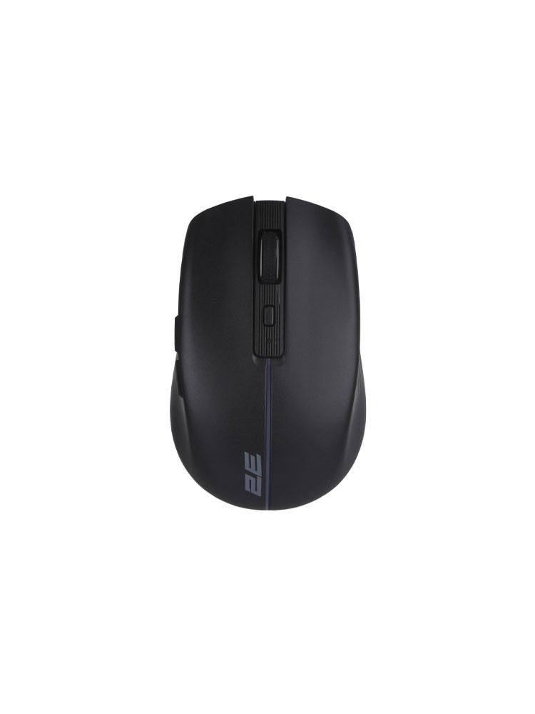 მაუსი: 2E MF270 Rechargeable White LED Wireless Mouse Black - 2E-MF270WBK