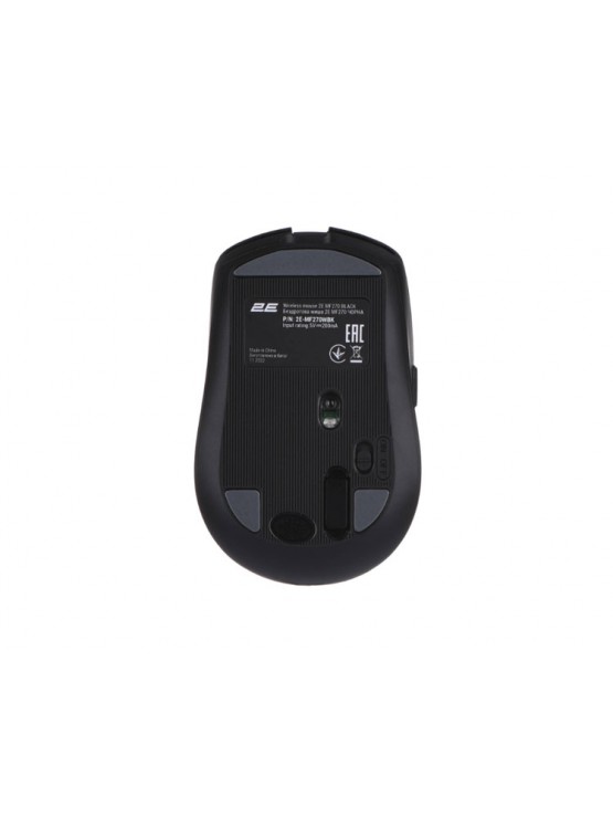 მაუსი: 2E MF270 Rechargeable White LED Wireless Mouse Black - 2E-MF270WBK