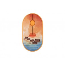 მაუსი: 2E MF300 CAPYBARA:SUNSET Silent WL BT Mouse Yellow - 2E-MF300WCAPIBARAYW