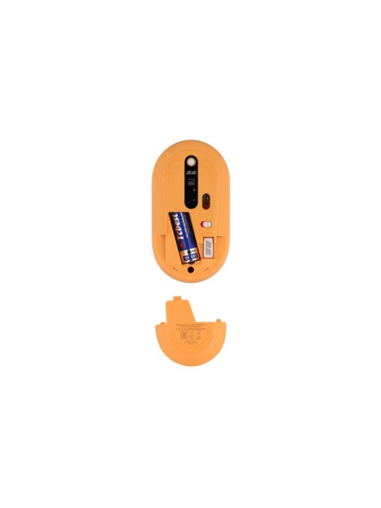მაუსი: 2E MF300 CAPYBARA:SUNSET Silent WL BT Mouse Yellow - 2E-MF300WCAPIBARAYW
