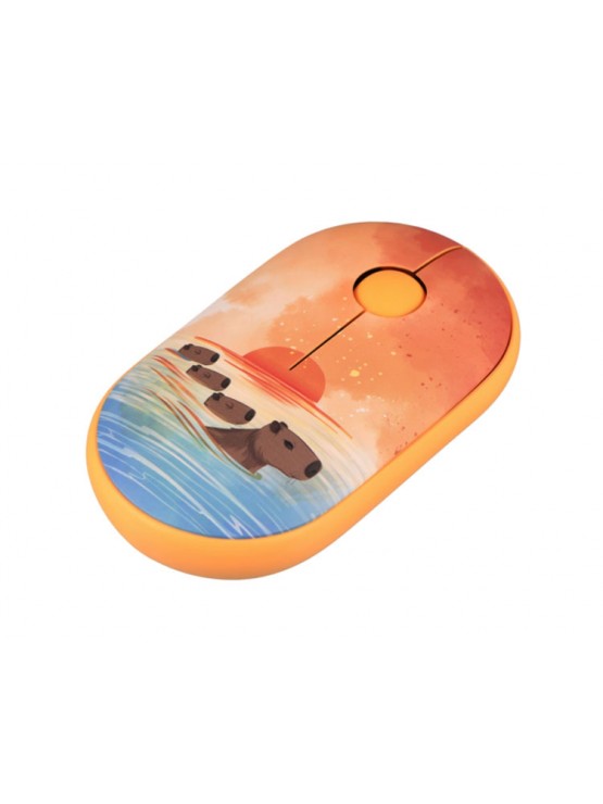 მაუსი: 2E MF300 CAPYBARA:SUNSET Silent WL BT Mouse Yellow - 2E-MF300WCAPIBARAYW