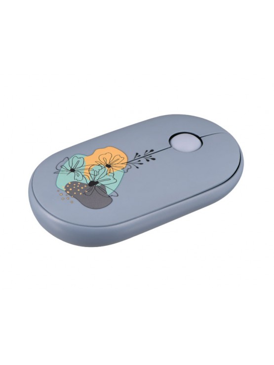 მაუსი: 2E MF300 FLORA:MALLOW Silent WL BT Mouse Blue - 2E-MF300WFLORABL