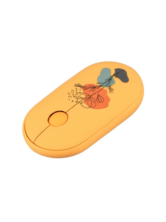მაუსი: 2E MF300 FLORA:POPPY Silent WL BT Mouse Yellow - 2E-MF300WFLORAYW