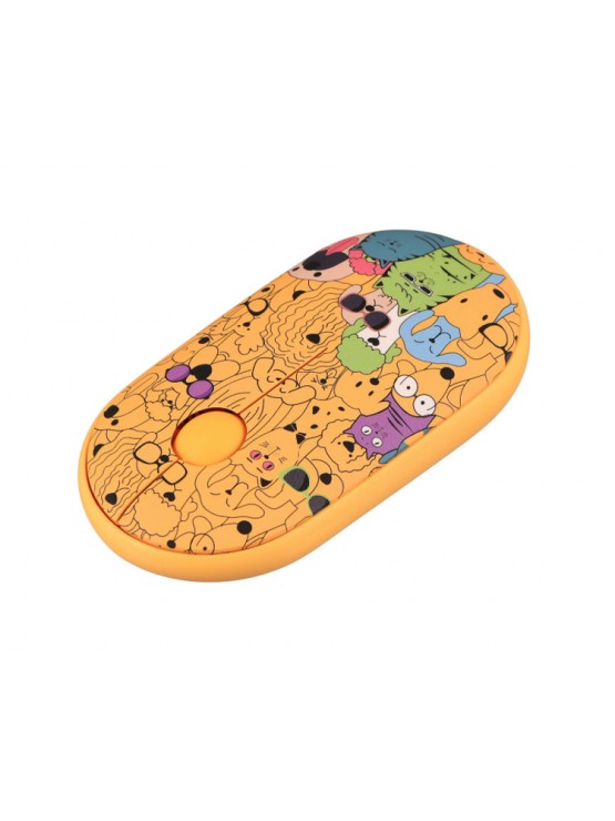 მაუსი: 2E MF300 PETS:CATS&DOGS Silent WL BT Mouse Yellow - 2E-MF300WPETSYW