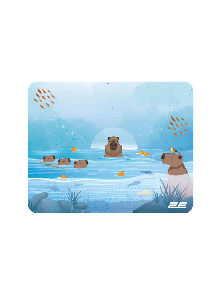 მაუს პადი: 2E CAPYBARRA Mouse Pad S Blue - 2E-PAD-S-CAPY-BLUE