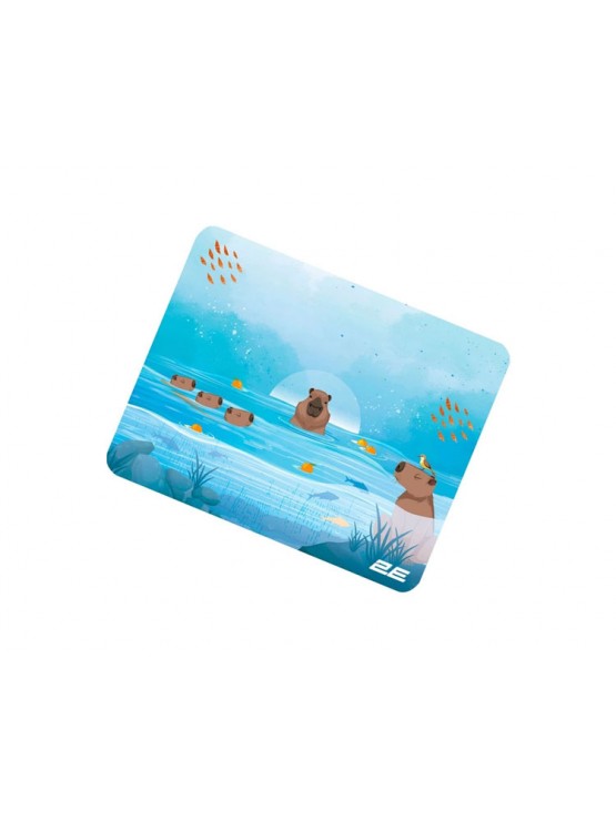 მაუს პადი: 2E CAPYBARRA Mouse Pad S Blue - 2E-PAD-S-CAPY-BLUE