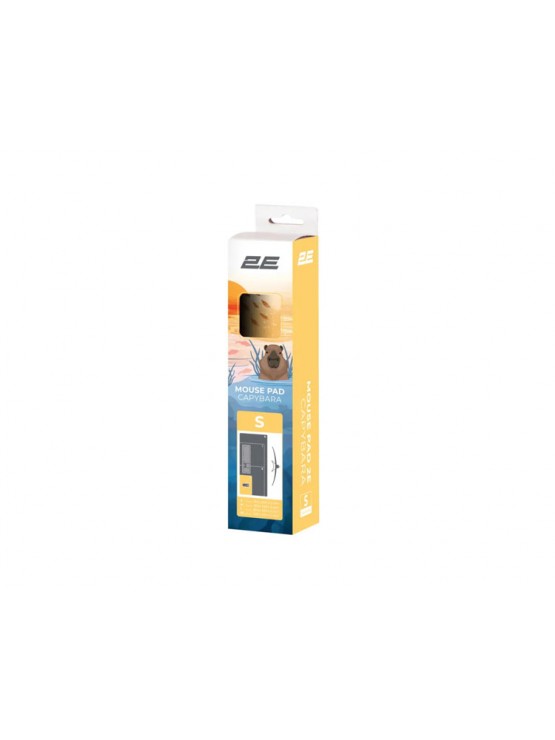 მაუს პადი: 2E CAPYBARRA Mouse Pad S Yellow - 2E-PAD-S-CAPY-YELLOW