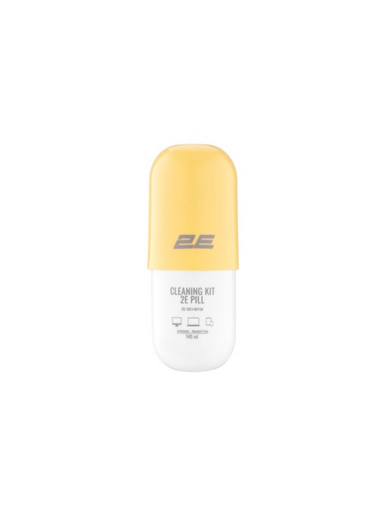 საწმენდი: 2E PILL cleaning kit 140ml White/Yellow - 2E-SK140YW
