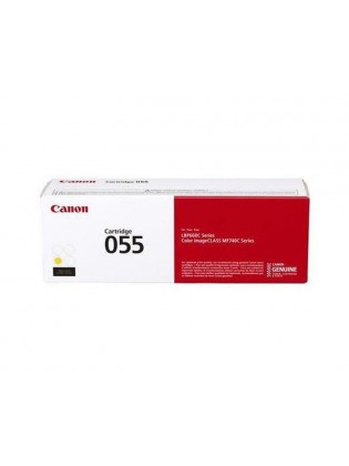 ტონერი: Canon CRG 055 Original Toner Cartridge Yellow - 3013C002AA