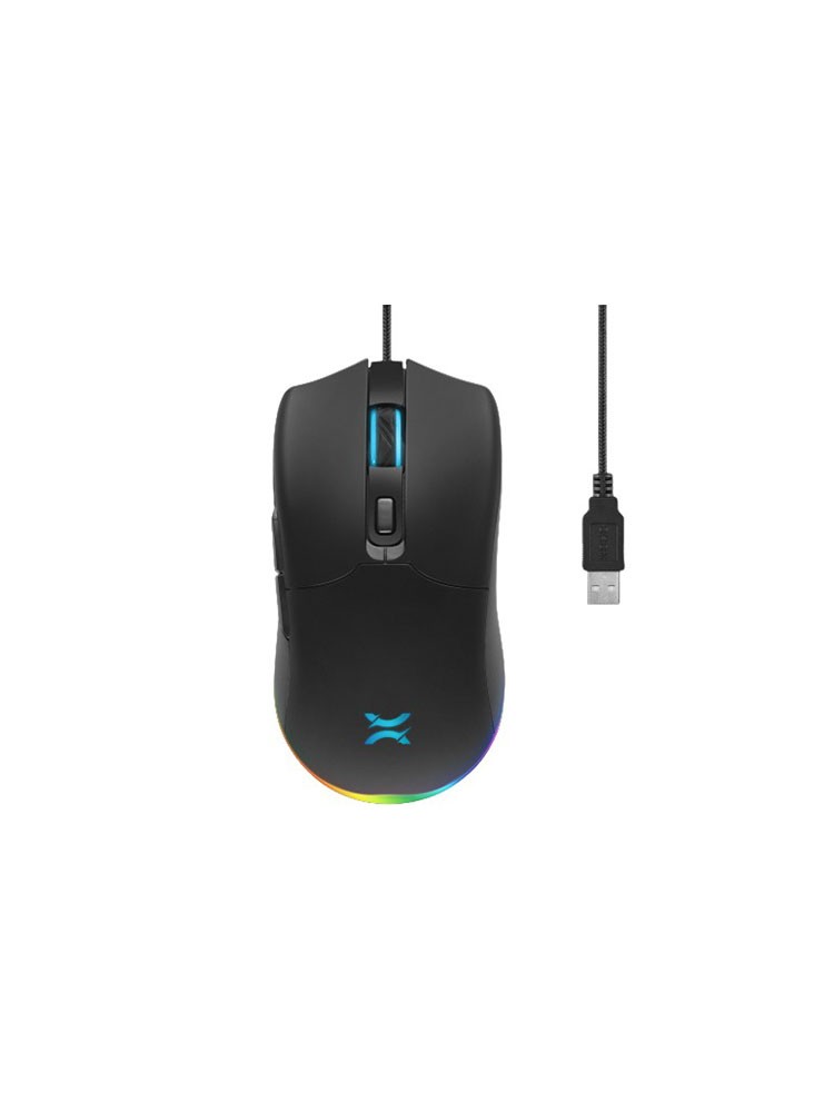 მაუსი: NOXO DAWNLIGHT RGB Gaming Mouse Black