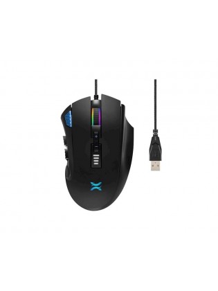 მაუსი: NOXO NIGHTMARE RGB Gaming Mouse Black