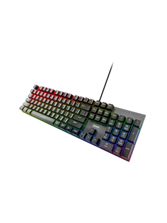 კლავიატურა: NOXO RETALIATION Mechanical Rainbow Backlit Gaming Keyboard BLUE Switch EN/RU Black