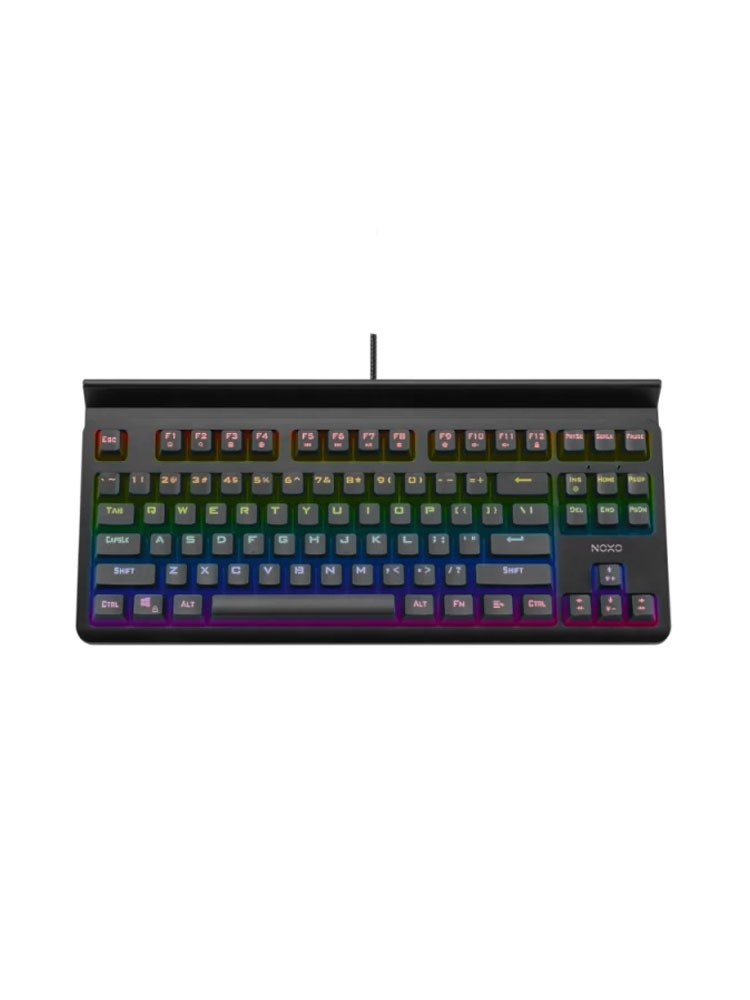 კლავიატურა: NOXO SPECTER Mechanical Rainbow Backlit Gaming Keyboard BLUE Switch EN/RU Black