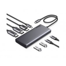 დოქ სადგური: UGREEN CM639 8-in-1 USB-C Docking Station - 35625