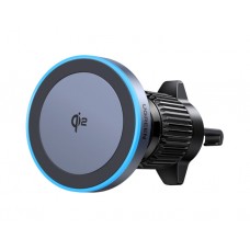 მანქანის დამტენი: UGREEN 35970 Qi2 15W Wireless Car Mount Charger Black/Grey