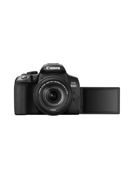 ფოტოაპარატი: Canon EOS 850D 18-55 mm IS 24.1 MP Black - 3925C016AA