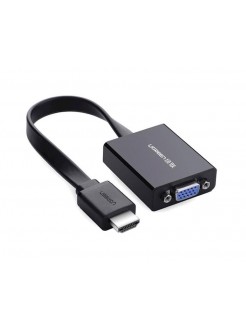 ადაპტერი: UGREEN MM103 HDMI to VGA Converter 25cm Black - 40248