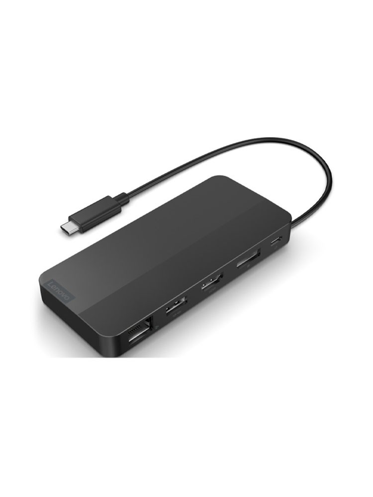 USB ჰაბი: Lenovo USB-C Dual Display Travel Dock - 40B90100EU