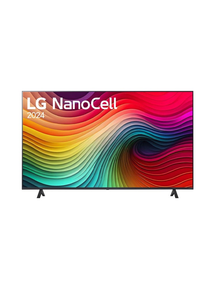 ტელევიზორი: LG 43NANO80T6A 43" 4K UHD Smart TV HDR 10 Wi-Fi Black