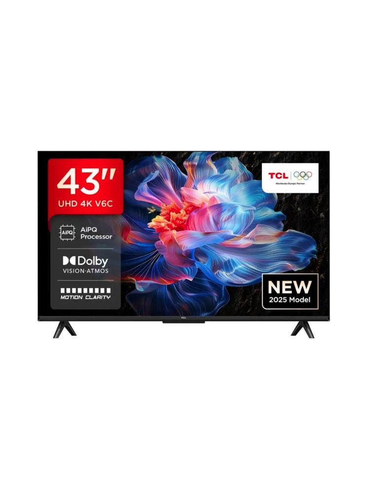 ტელევიზორი: TCL 43V6C 43" 4K UHD Smart TV HDR 10 Wi-Fi Black
