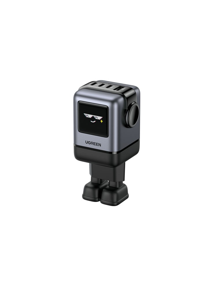 დამტენი: UGREEN X688 Nexode Uno RobotGaN 100W USB/Type-C Phone Charger Grey - 45515B
