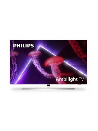 ტელევიზორი: Philips 48OLED807/12 48" 4K UHD Smart TV HDR 10+ Wi-Fi Silver