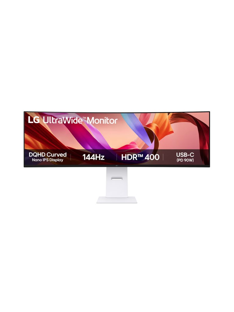 მონიტორი: LG UltraWide 49" DQHD 144Hz 5ms 2xHDMI DP USB USB-C - 49U950A-W