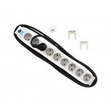 ელექტროენერგიის გამანაწილებელი: 4X-Racks 19" PDU 9 SCHUKO sockets no switch - 4PDU-09SCHU