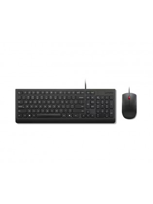 კლავიატურა-მაუსი: Lenovo Essential Wired Keyboard & Mouse Combo Black - 4X31R64400