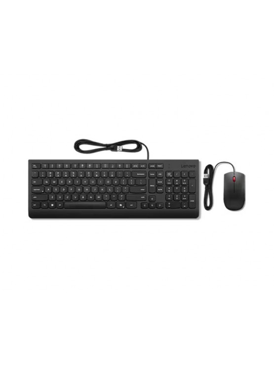 კლავიატურა-მაუსი: Lenovo Essential Wired Keyboard & Mouse Combo Black - 4X31R64400