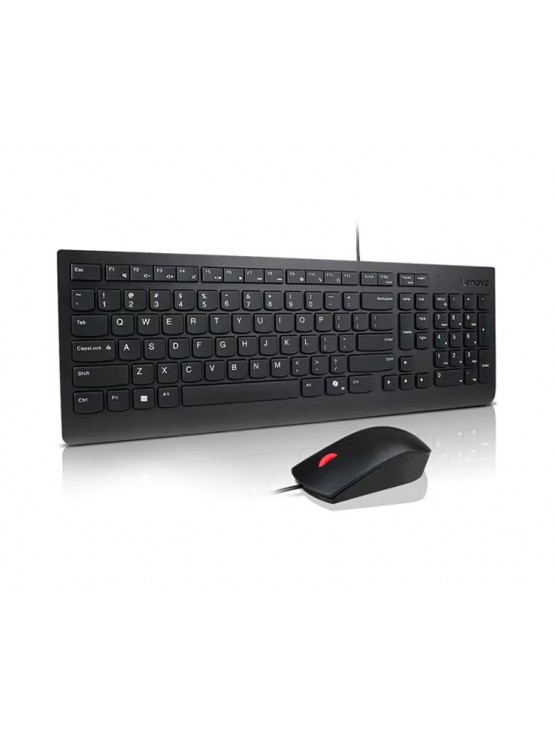კლავიატურა-მაუსი: Lenovo Essential Wired Keyboard & Mouse Combo Black - 4X31R64400