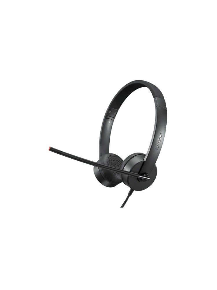 ყურსასმენი: Lenovo Essential Stereo Analog Headset Black - 4XD0K25030