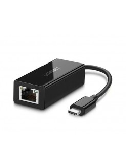 ადაპტერი: UGREEN US236 USB Type-C To Rj-45 LAN Adapter Black - 50307