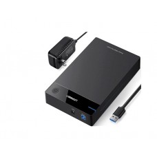 მყარი დისკის ყუთი: UGREEN US222 3.5" USB 3.0 Hard Drive Enclosure Black 