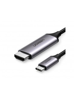 კაბელი: UGREEN MM142 USB Type-C to HDMI Cable 1.5m Black - 50570